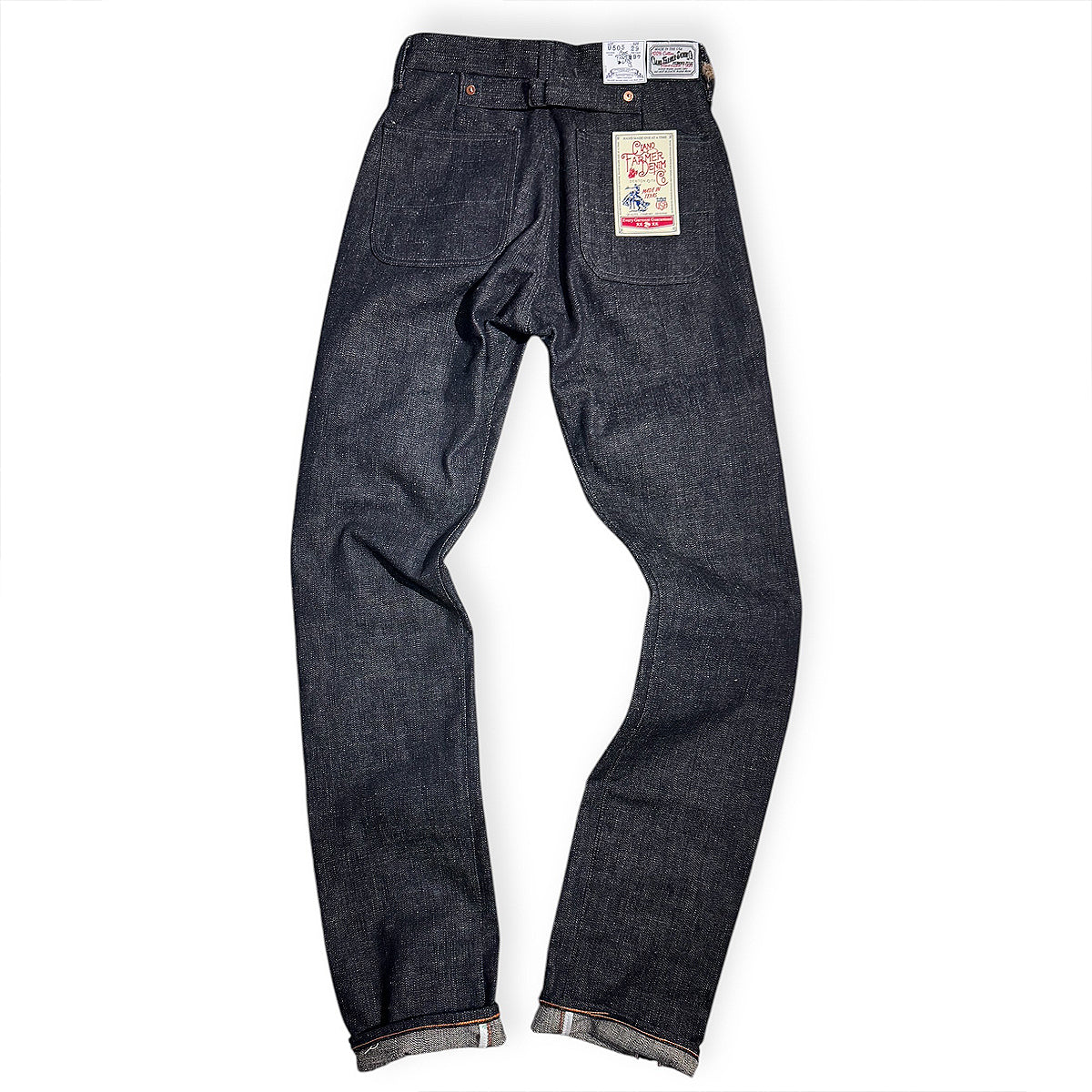 OPSTK 29W 39L 997 Miner Fit -#0505 16oz Japanese INDIGO 'Secret Denim" Selvage Denim Chino Model