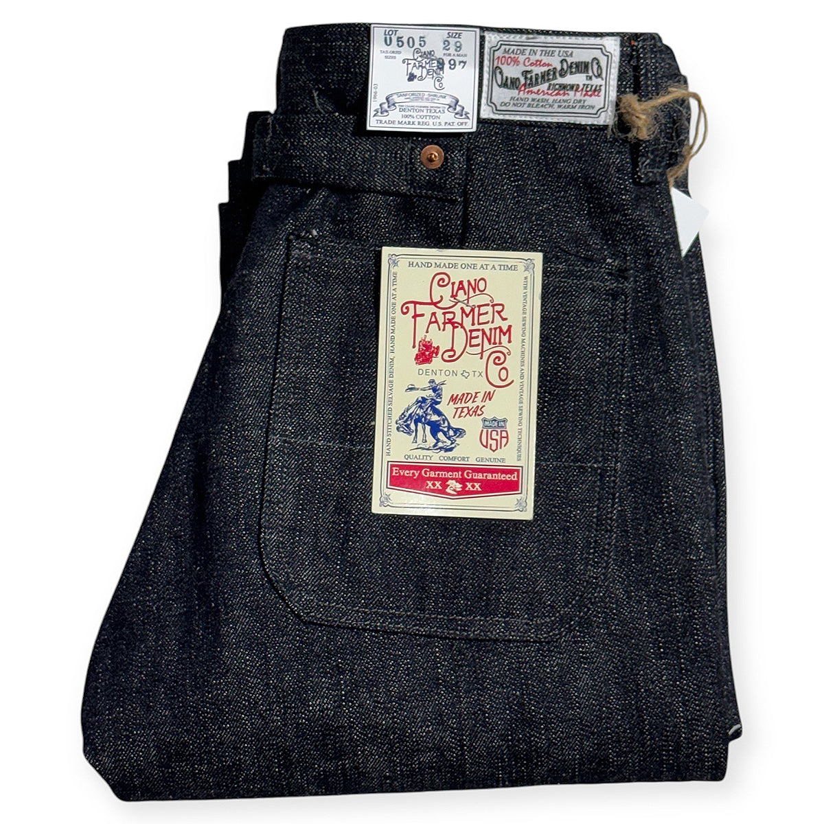 OPSTK 29W 39L 997 Miner Fit -#0505 16oz Japanese INDIGO 'Secret Denim" Selvage Denim Chino Model