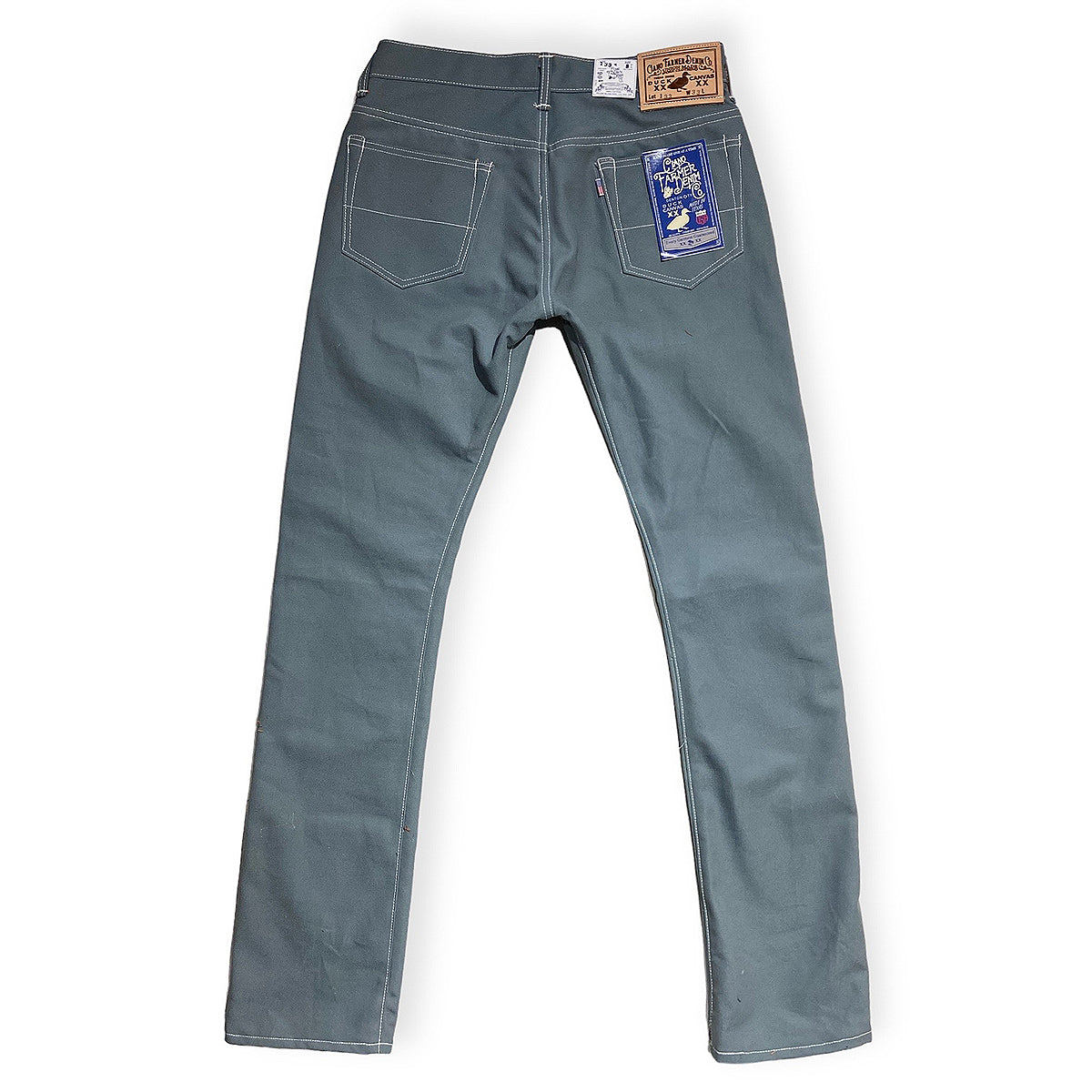 #133 12oz Duck Canvas Seagrass 5 POCKET Version 901 SLIM FIT