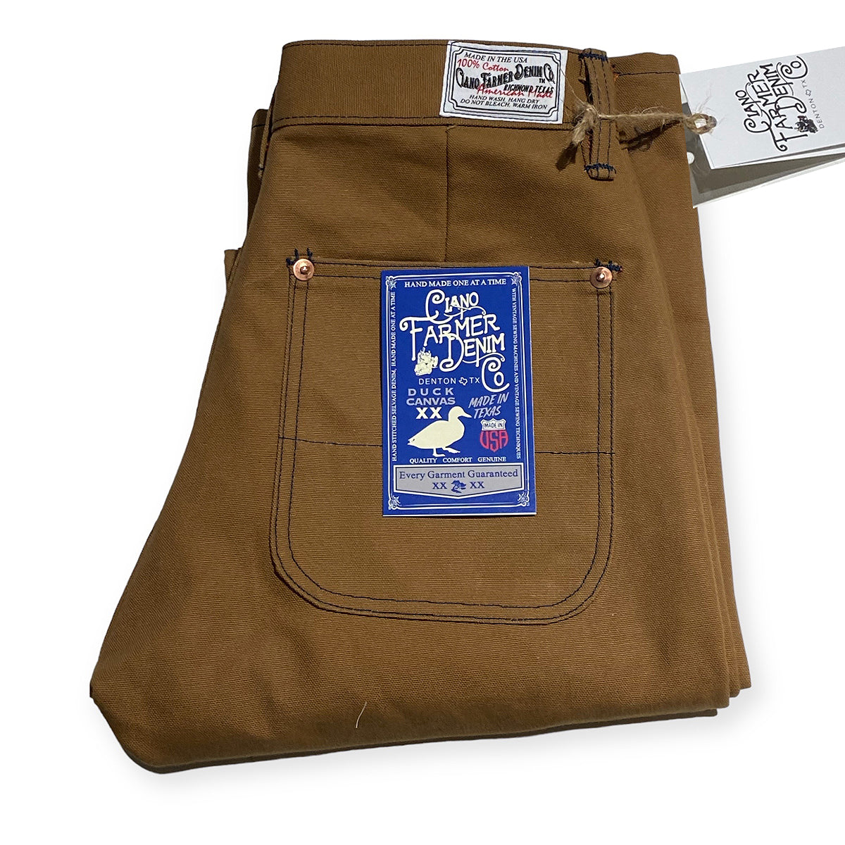 #133 12oz Duck Canvas FIELD HAND Chino [ Back Patch Pockets ]