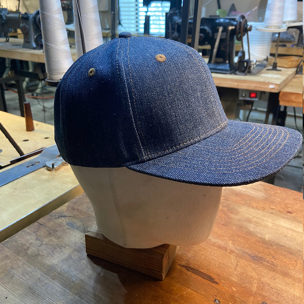 14oz Cone Mills Denim Snapback HAT Blank