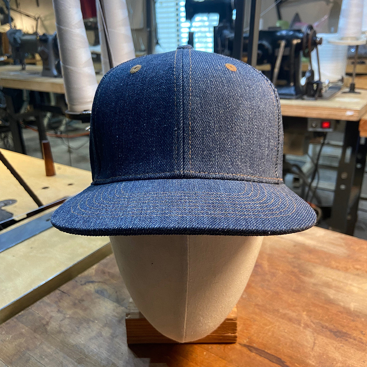 14oz Cone Mills Denim Snapback HAT Blank