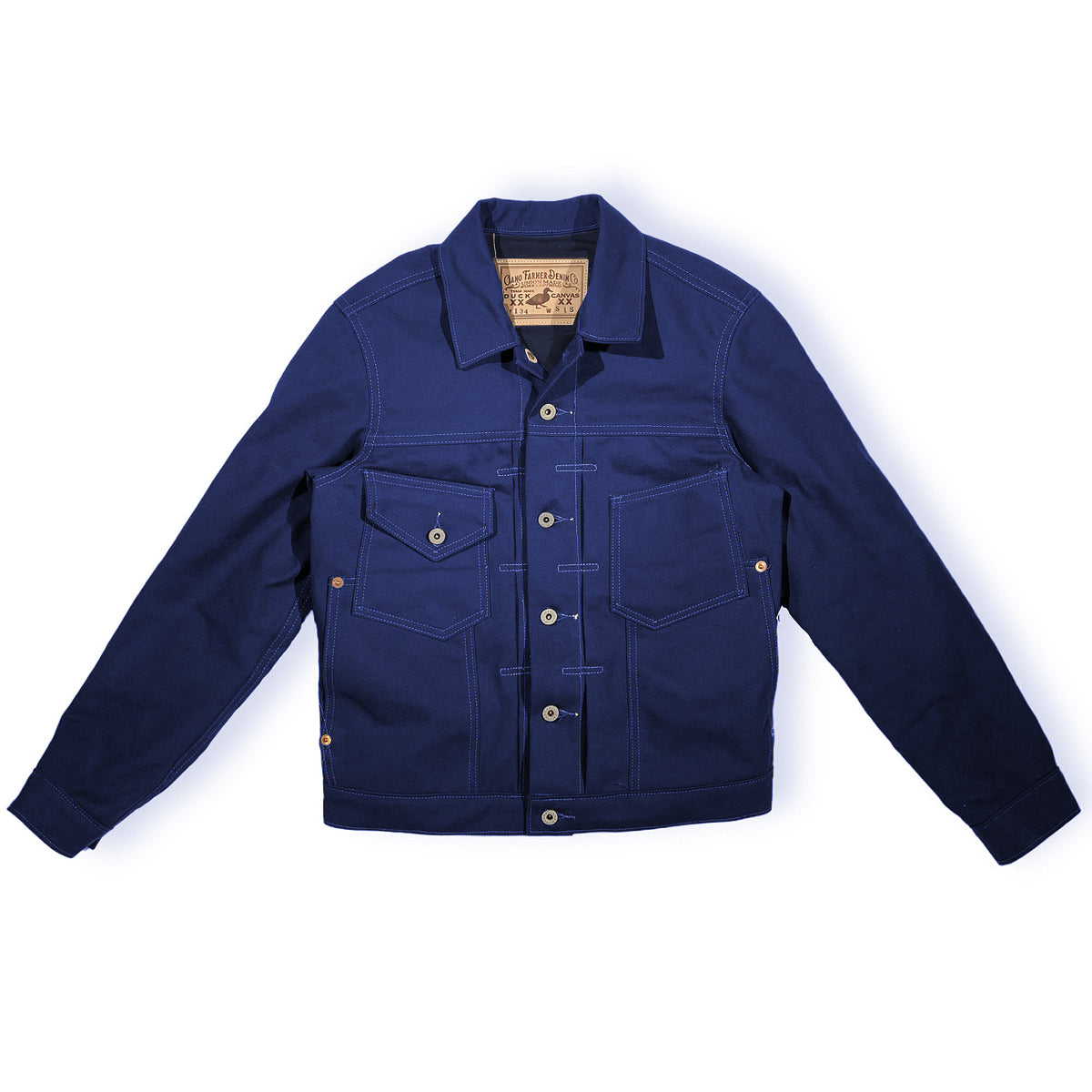 #134 18oz NAVY Duck Canvas Field Hand Jacket