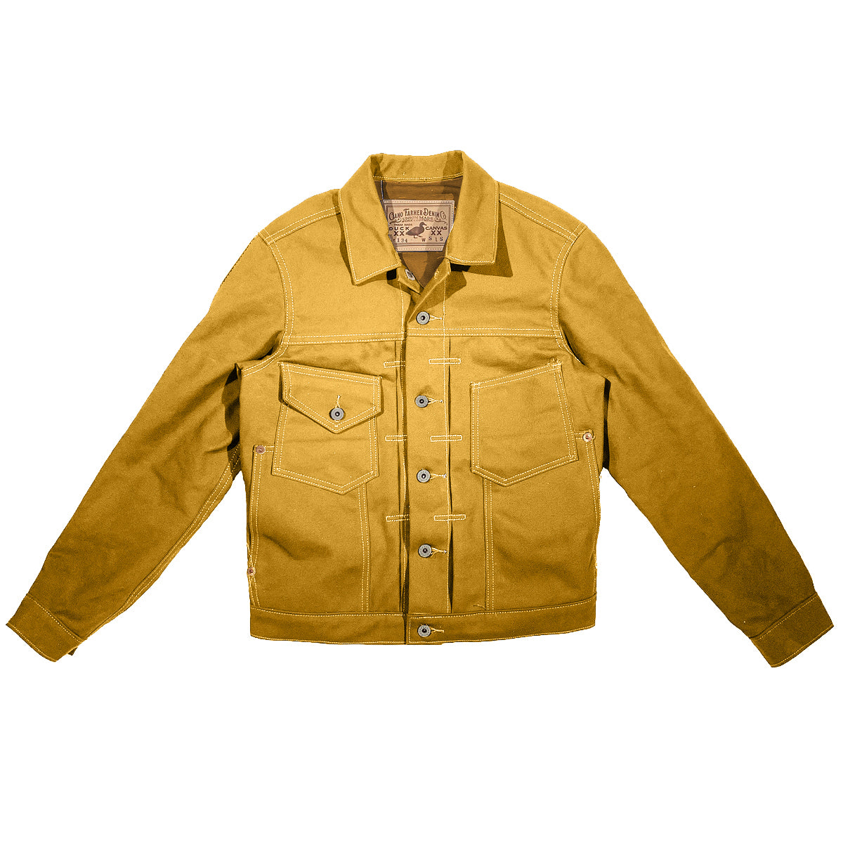 #134 18oz OCHRE Duck Canvas Field Hand Jacket