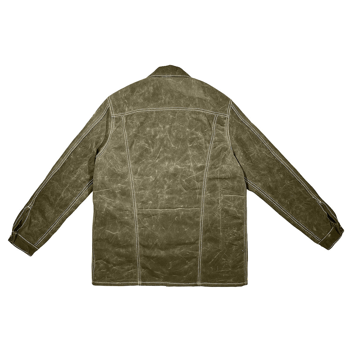 #3006 18oz Wax Duck Canvas Car Coat the "PABLO" Field Tan Green