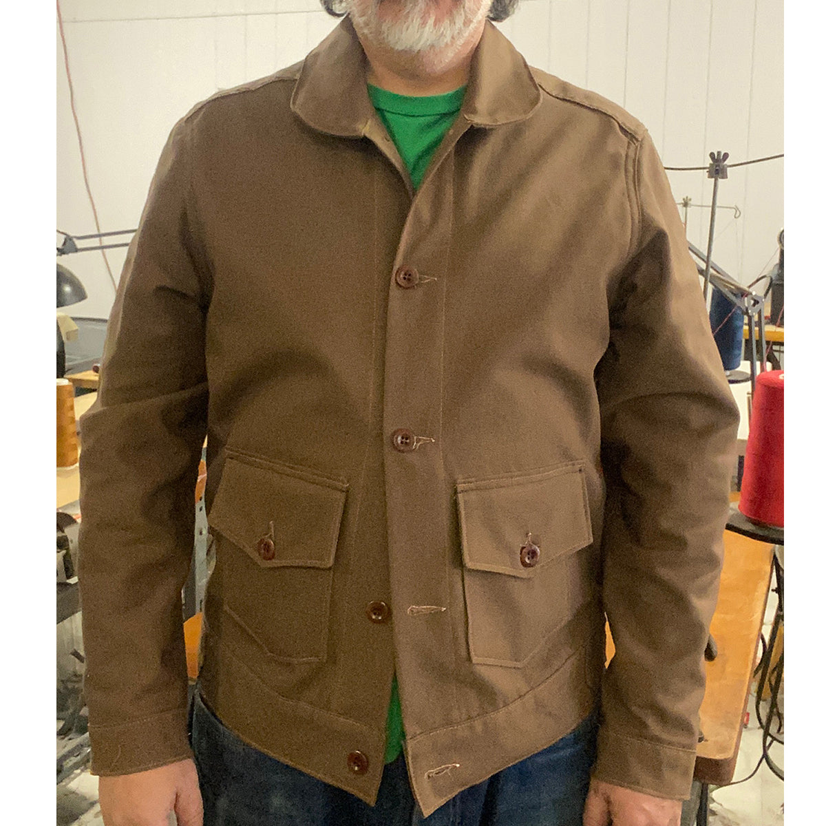 12oz Duck Canvas 1930's Modify Cossack Jacket {Various Colors}