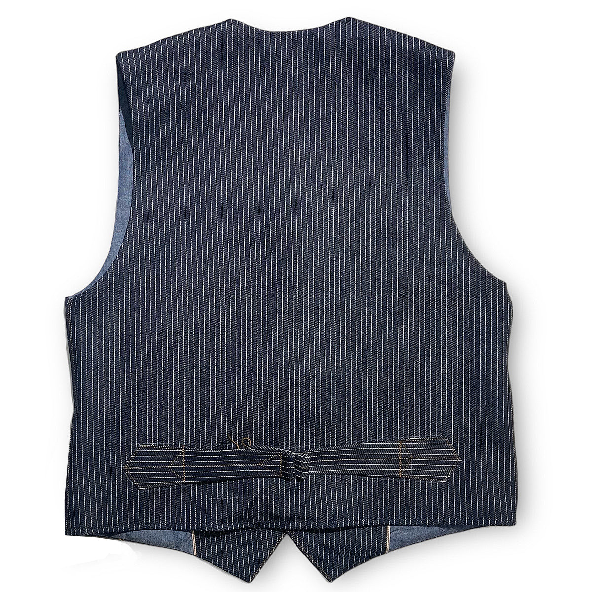 #2006 Waistcoat TYPE IH [ ICHIRO HACHIYA ] 14oz Japanese Indigo/Indigo Mini WABASH Selvage