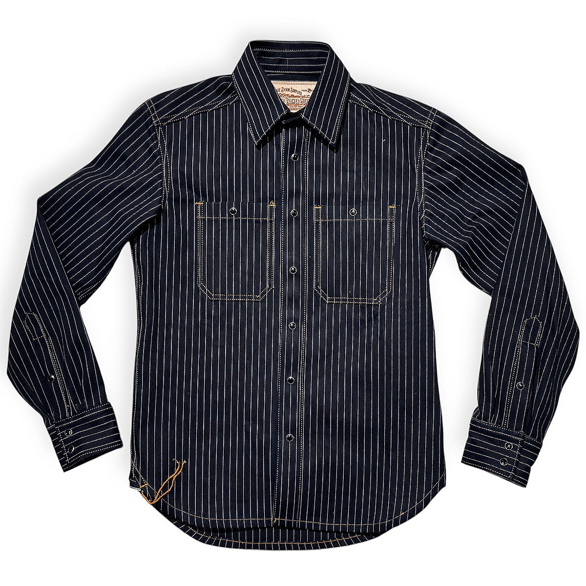 OPSTK Size XS - #3192 13.5oz Japanese Indigo/Indigo Wabash Selvage Work Shirt