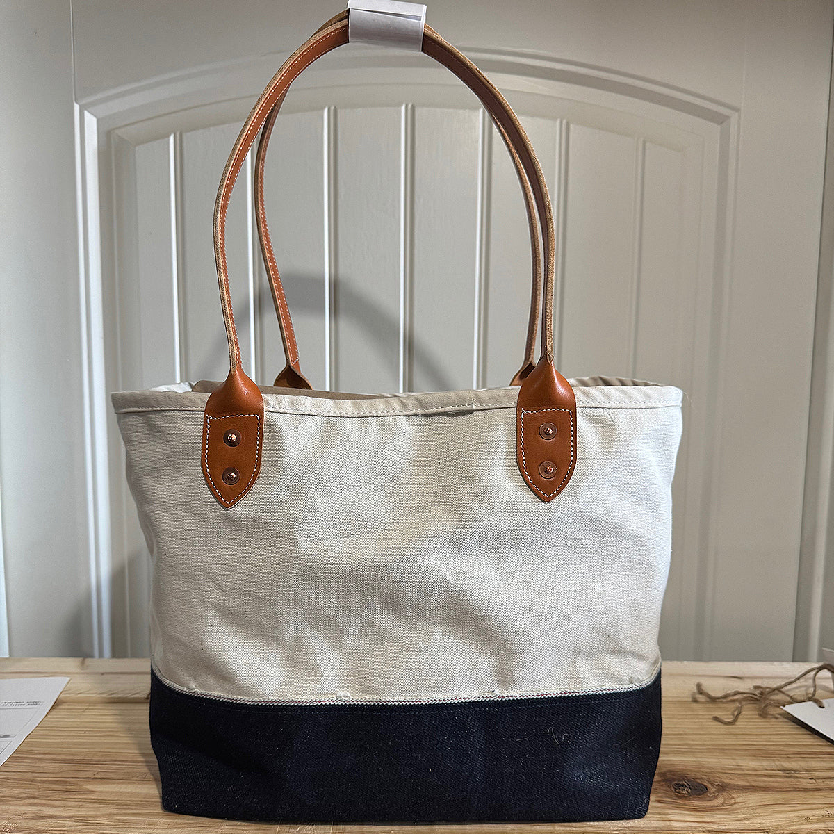 MED Canvas/Denim Tote