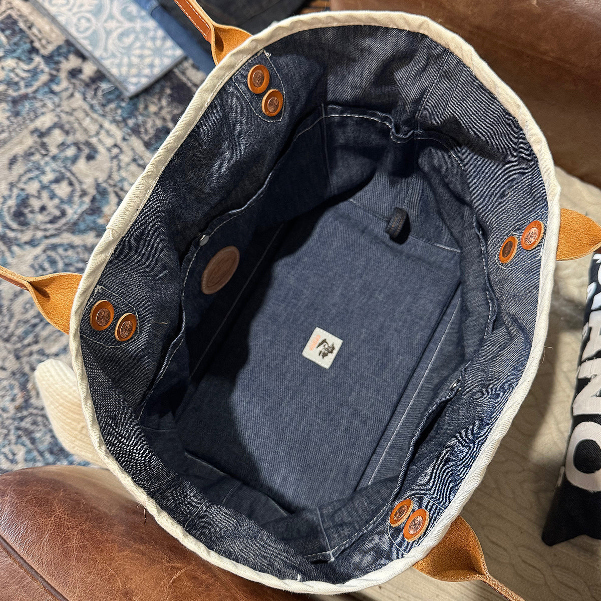 MED Canvas/Denim Tote