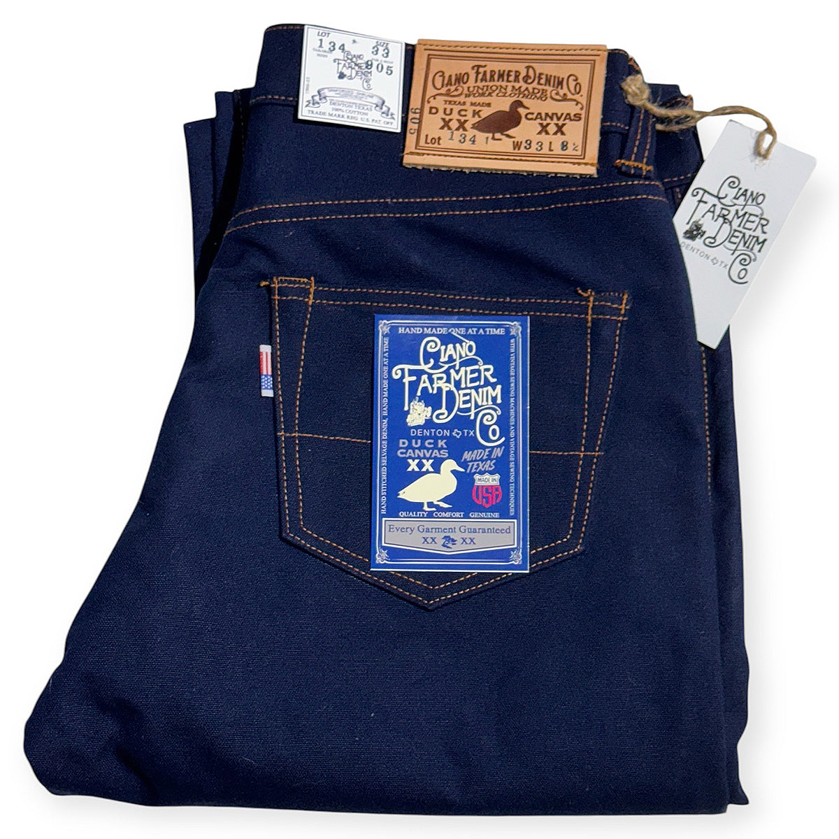 OPSTK 33W 32L 905 Regular Fit - #134 18oz Duck Canvas Navy 5 POCKET