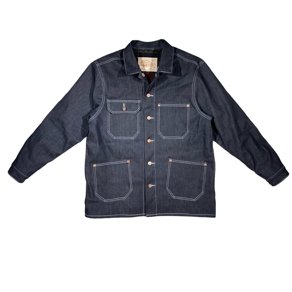 14oz Indigo Cone Mills White Selvage Cone Mills Denim Car Coat {Limited Quantities}