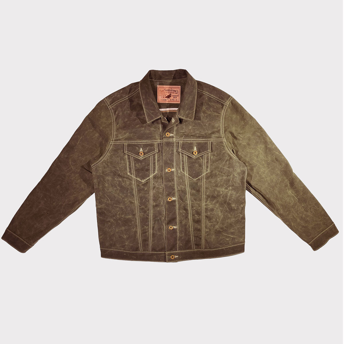 #3006 1967 Type III Modify Jacket 18oz Wax Duck Canvas Nutmeg Brown