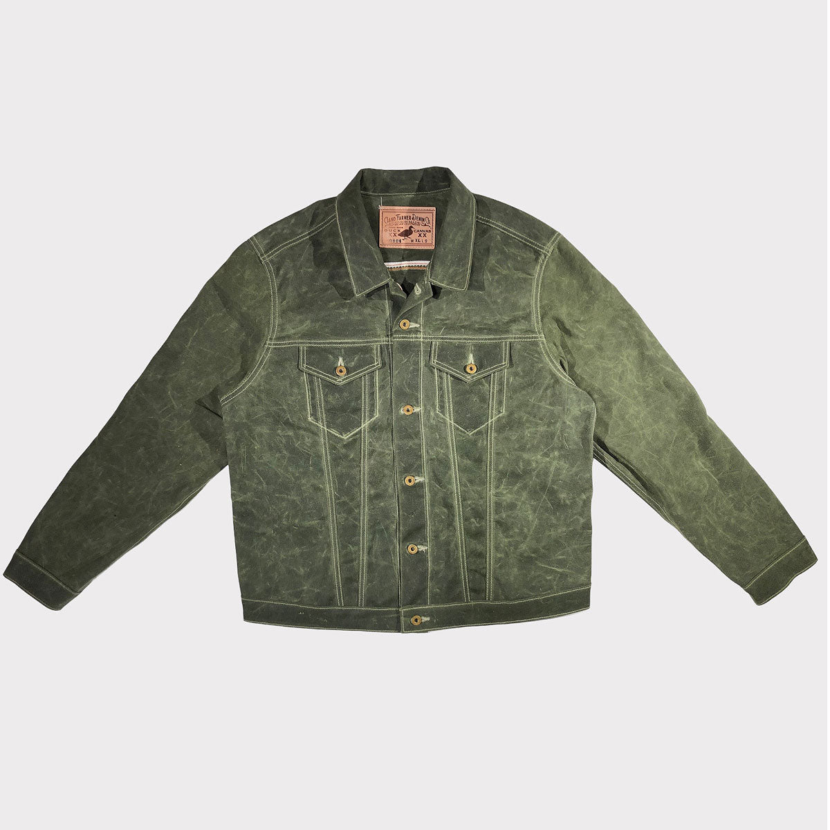 #3006 1967 Type III Modify Jacket 18oz Wax Duck Canvas MOD GREEN