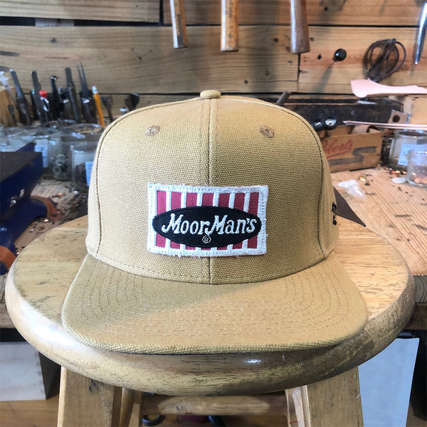 VINTAGE 1980's MOORMAN'S FEED Patch - 15oz Duck Canvas Snapback