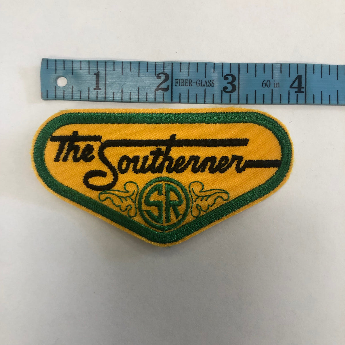 18oz Duck Canvas Black Vintage HAT Patch 70s "The Southerner Railroad" Patch