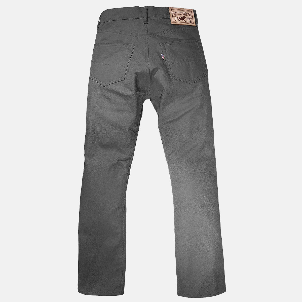 12oz Duck Canvas Gray 5 POCKET Version