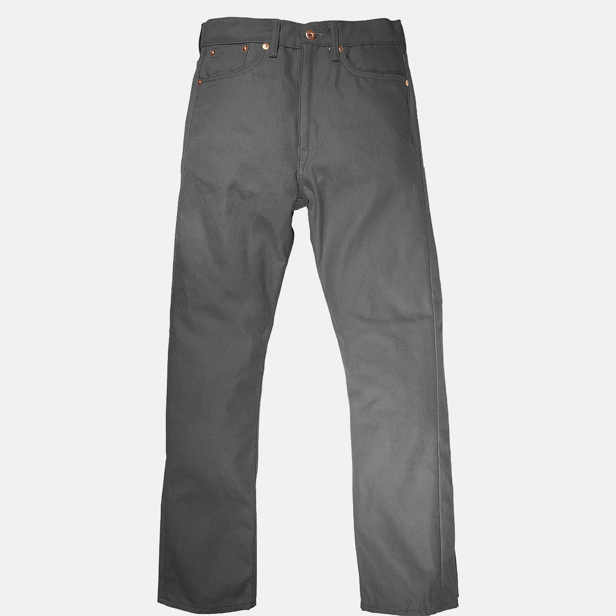 12oz Duck Canvas Gray 5 POCKET Version