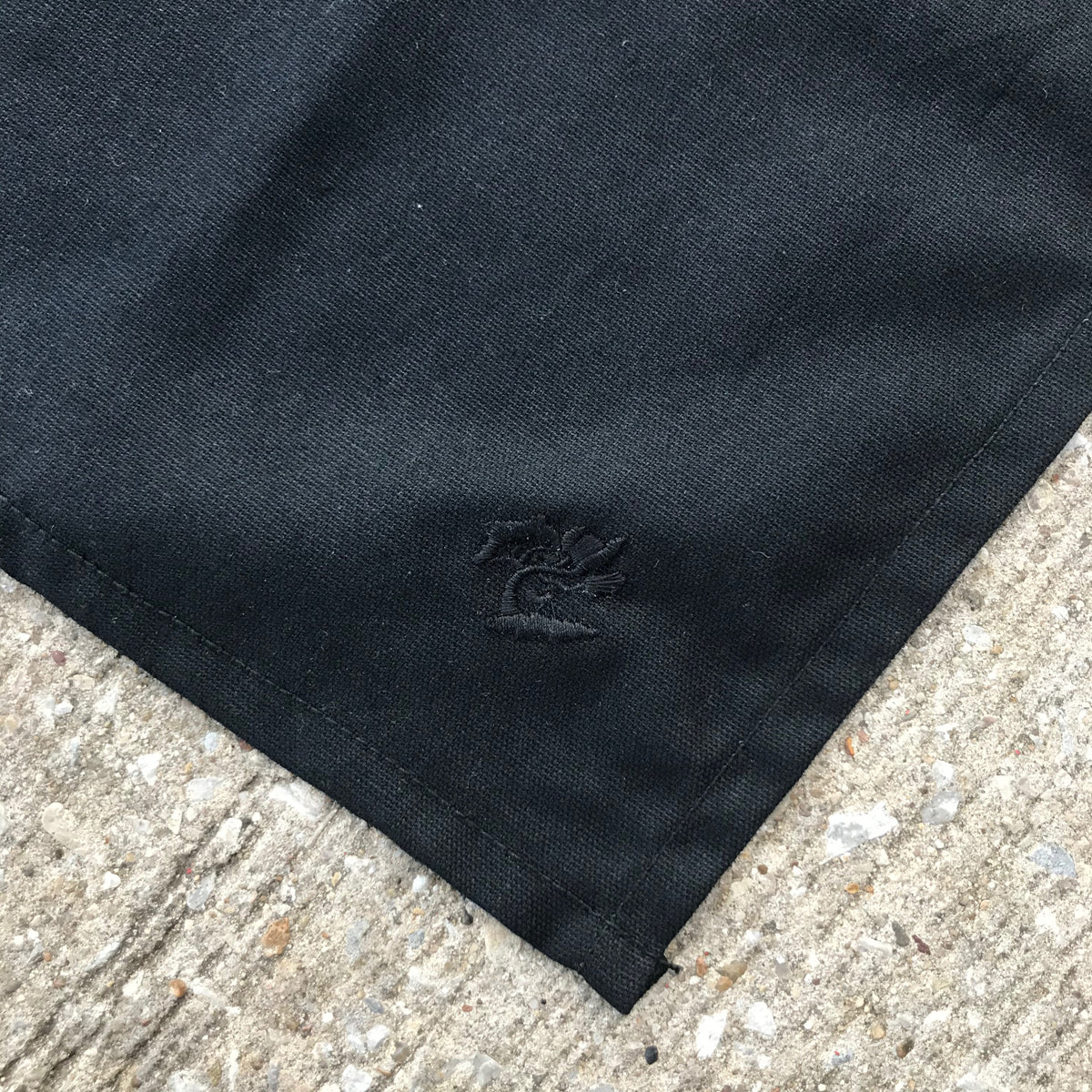 100% Cotton Handkerchief USA Duck Canvas Black 27.5 x 27.5 CFDCo